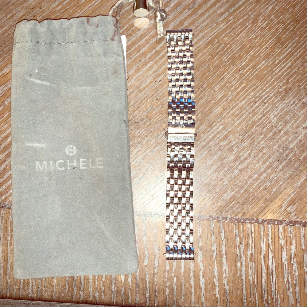 Michele 16mm Stainless Steel Watch Band